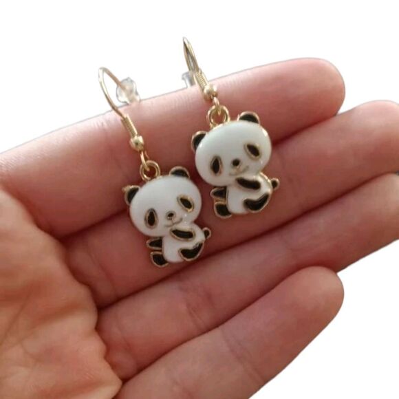 Panda 🐼 Earrings  - Picture 2 of 4